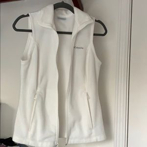 Columbia white vest